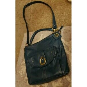 Stone Mountain teal blue shoulder bag_purse Preowned Very good  condition